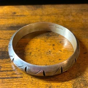 Vintage Sterling Bangle Bracelet Taxco Mexico